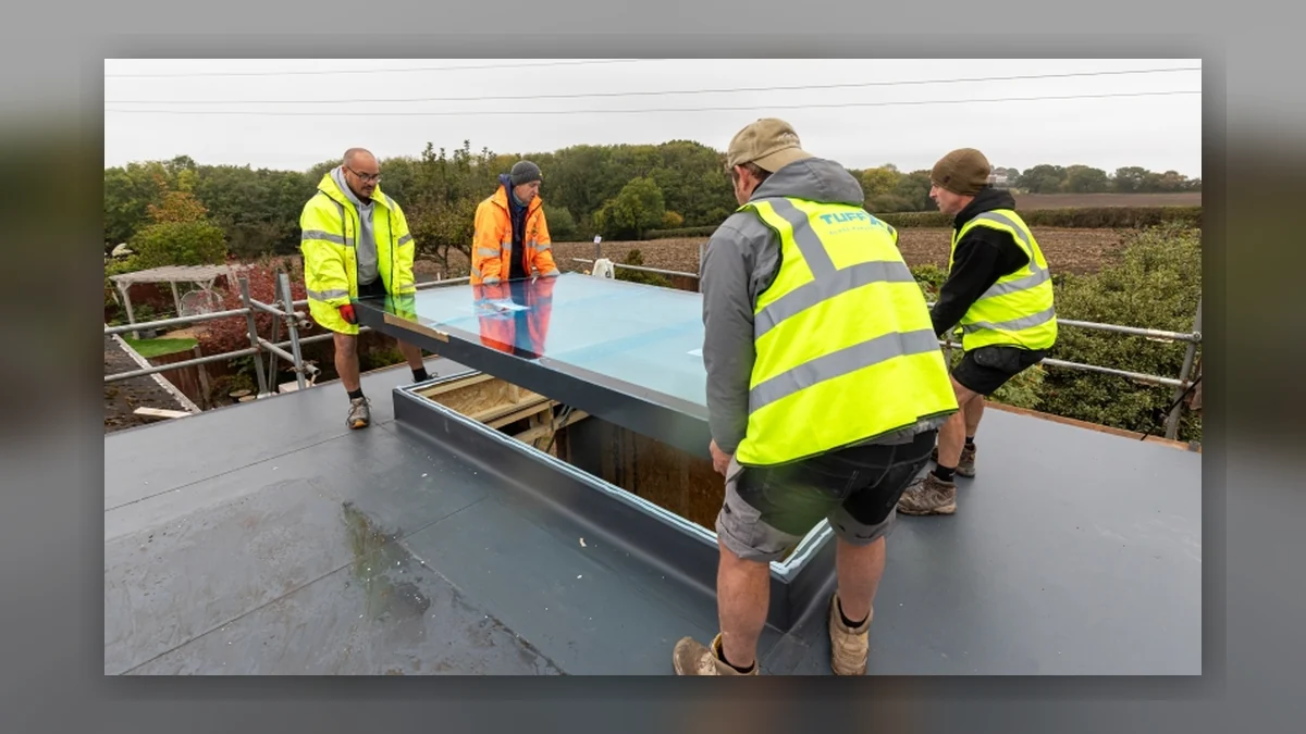 Cut Site Fitting Time: How TuffX's Infinity Rooflights Arrive Ready to Install