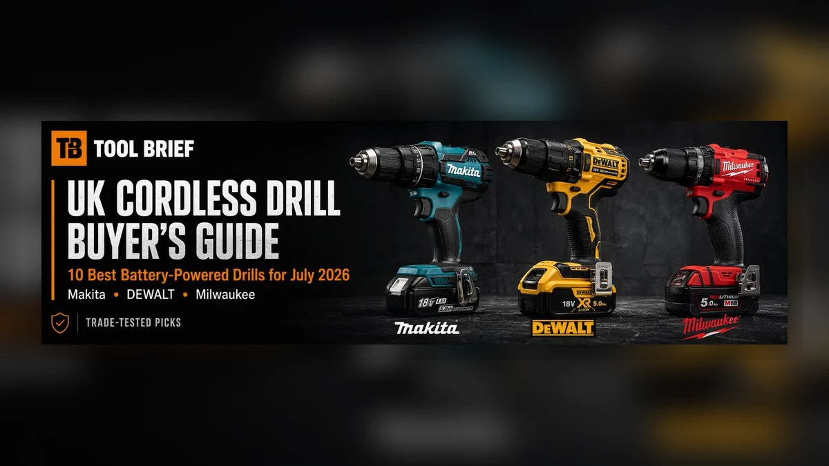 UK Cordless Drill Buyer's Guide: 10 Best Battery-Powered Drills for July 2026