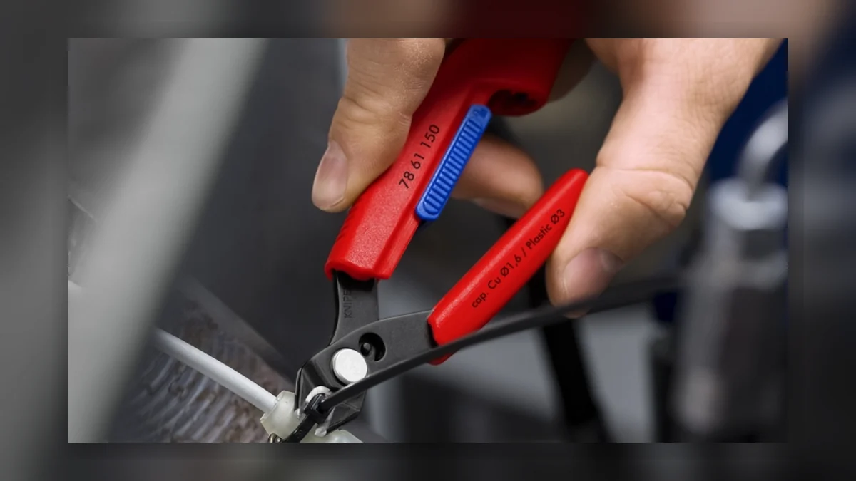 Knipex Launches Slim Knips for Cutting Wire and Cable Ties in Tight Spaces
