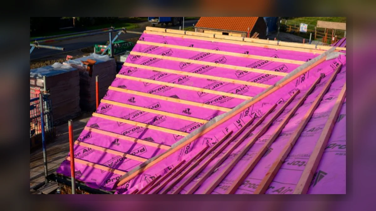 Proctor Air Breathable Roof Underlay Specified on Luxury New Build Development