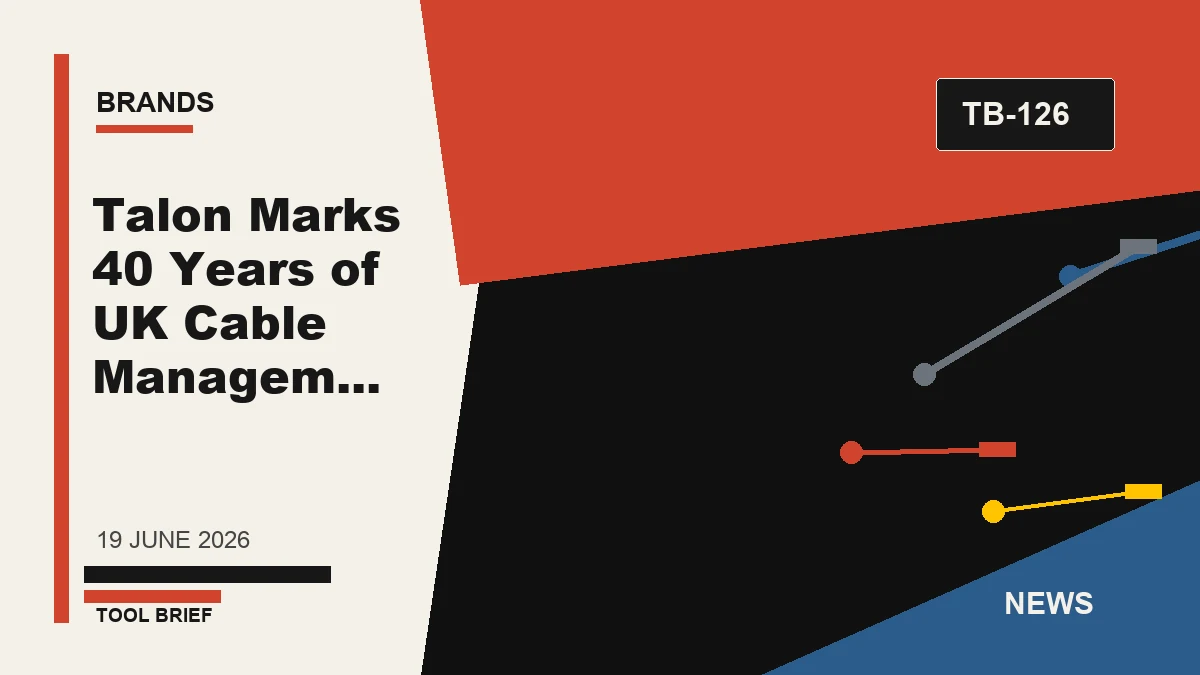 Talon Marks 40 Years of UK Cable Management
